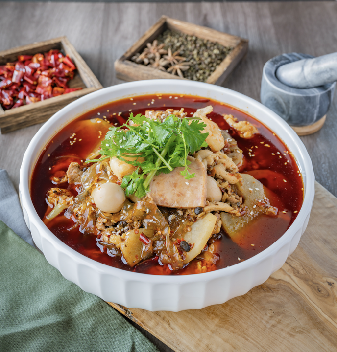 Kuan Zhai Alley - 蒜泥白肉Sliced Pork Belly in Garlic Sauce