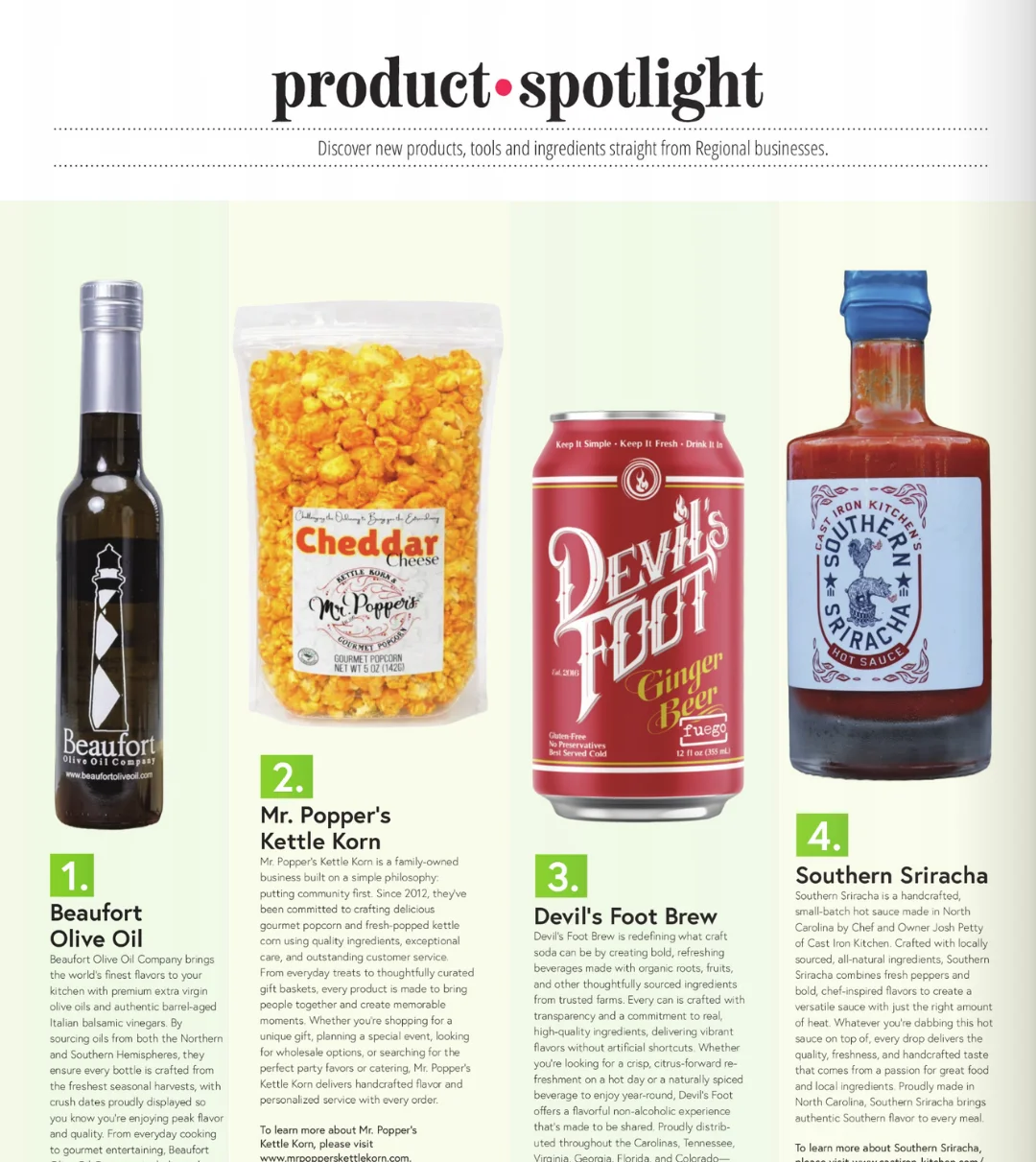 Southern Sriracha, Product Spotlight, Southern Flavor Magazine, Fall 2026