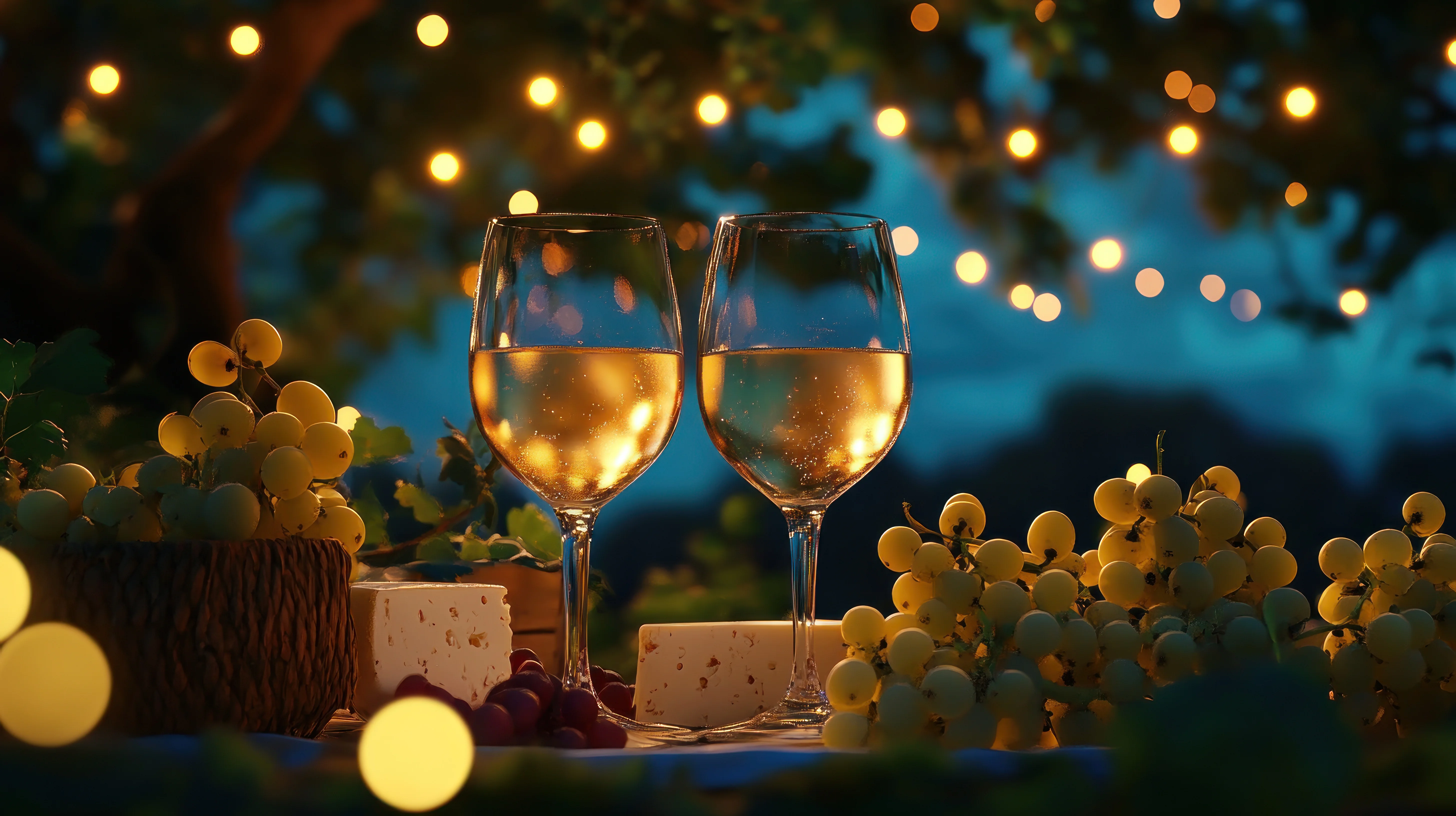 Variety of wine glasses showcasing different wine types