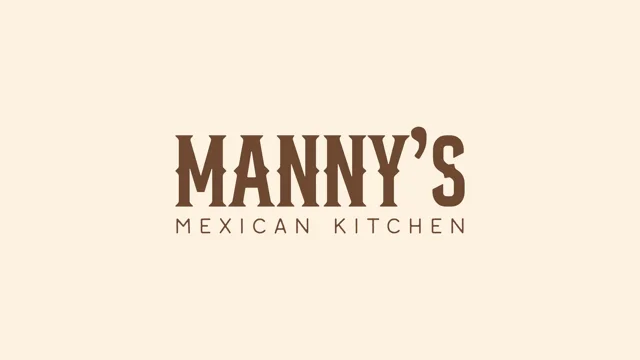 A minimalist logo design highlighting the name of a Mexican kitchen with a simple and elegant font.