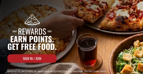 Promotional image for Pier 49 Pizza Rewards Program