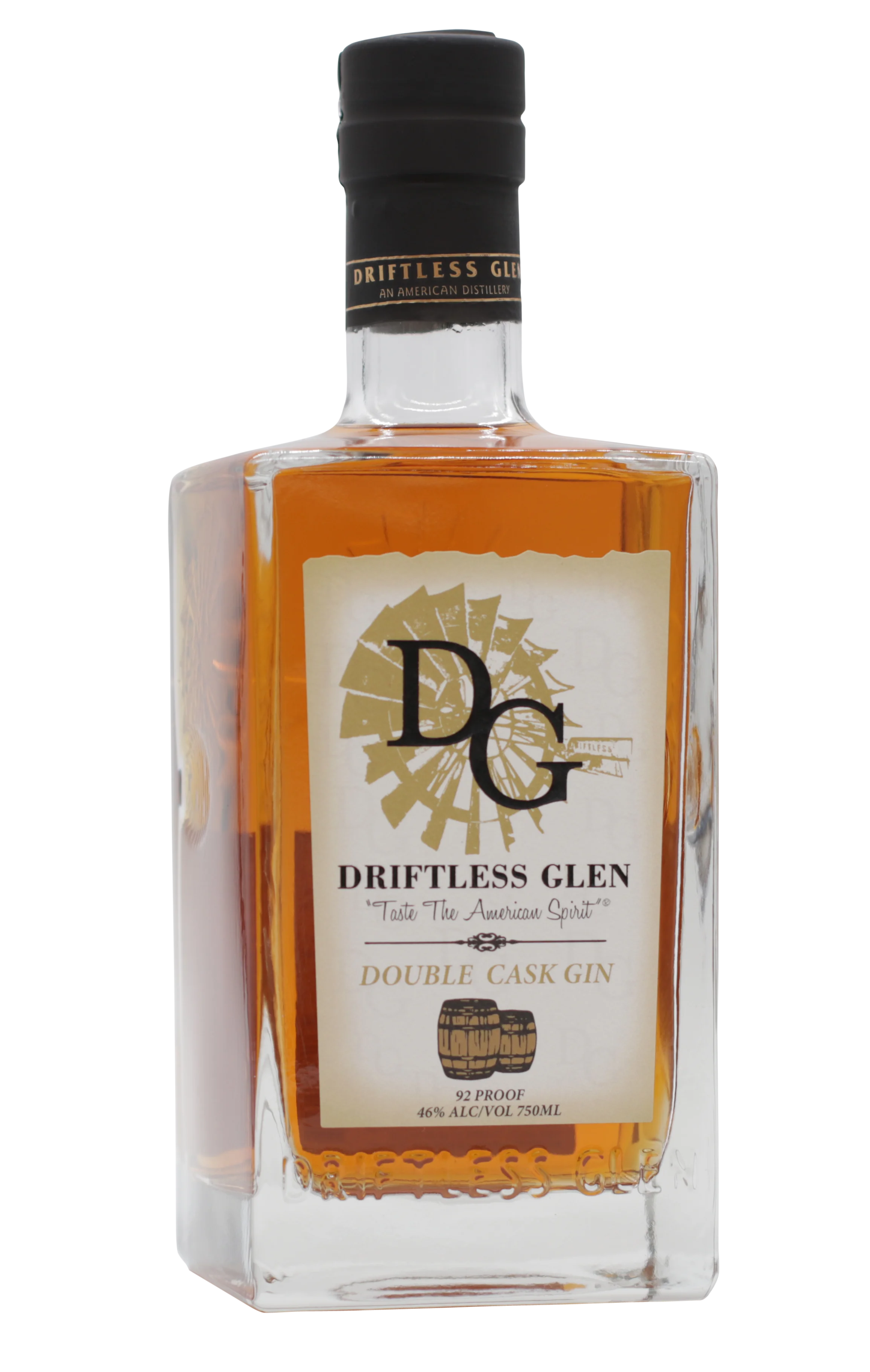 A bottle of Double Cask Gin