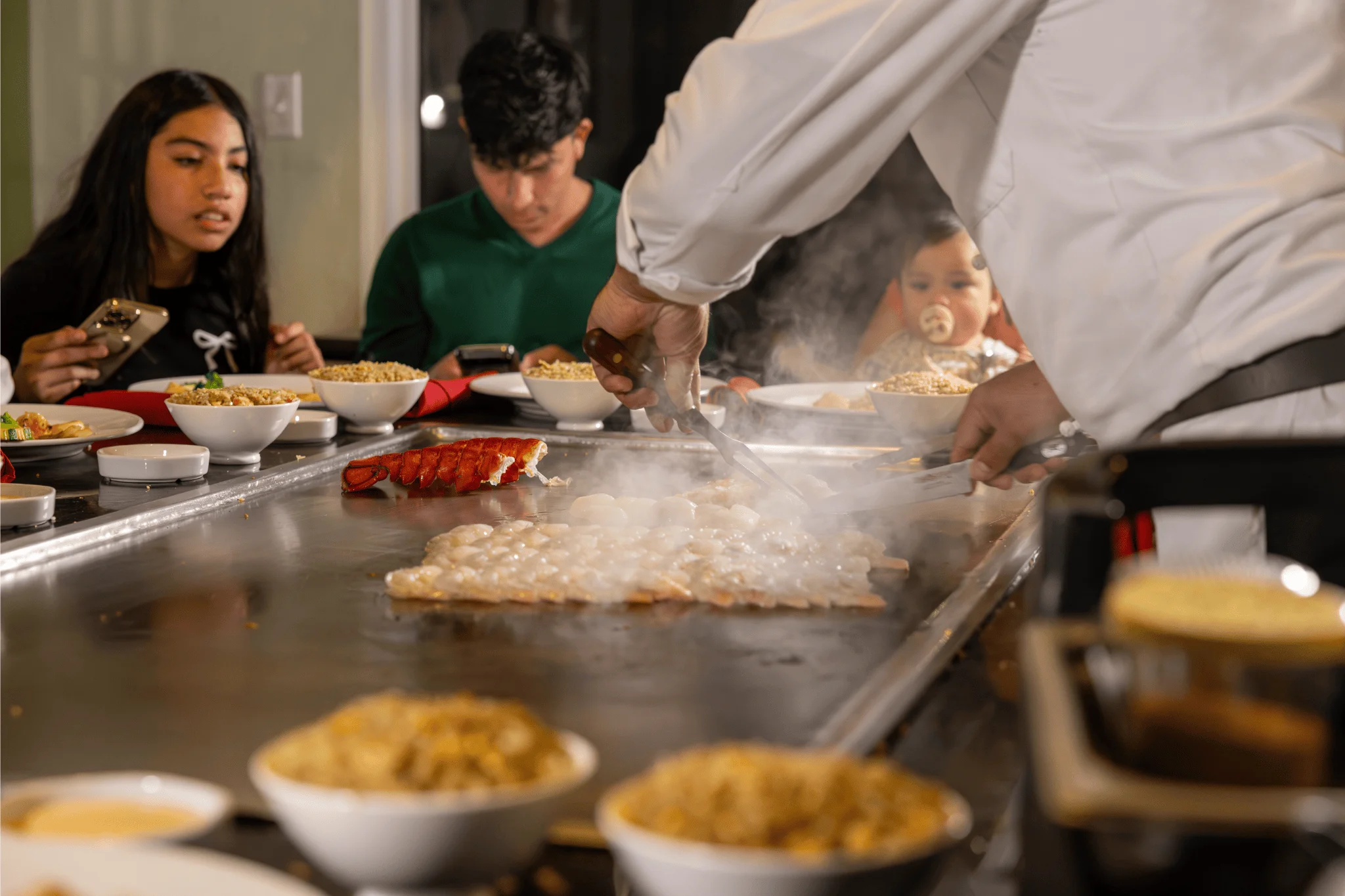 hibachi, sushi bar and thai food