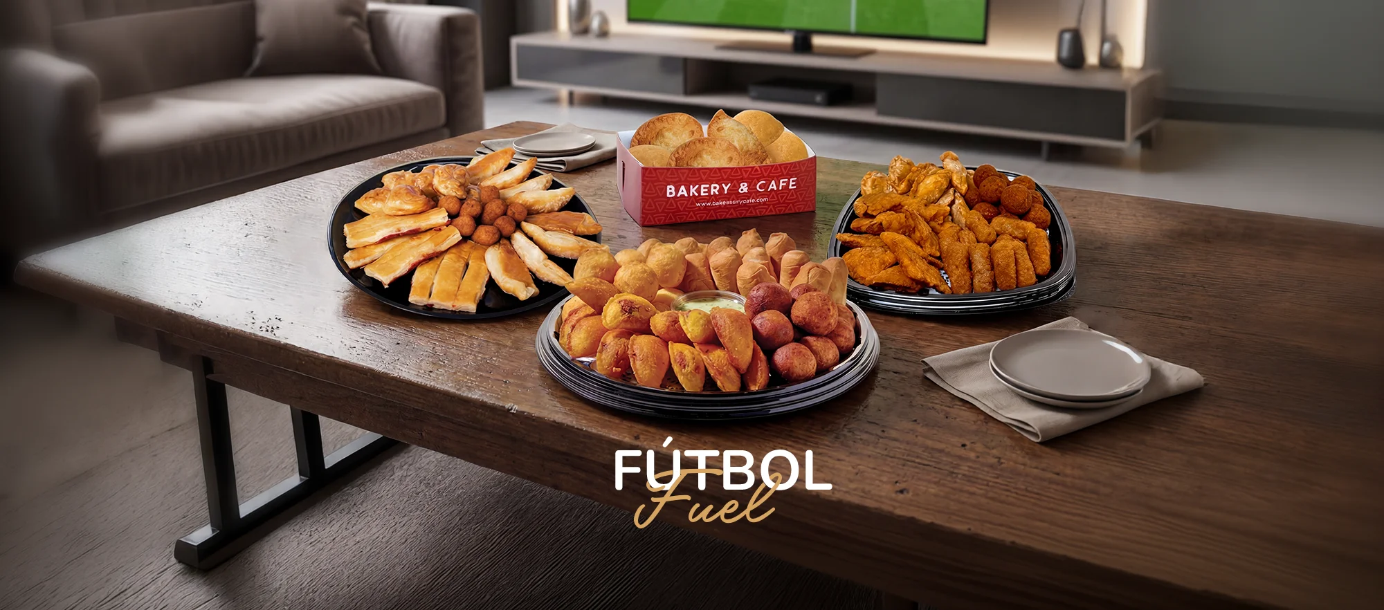 Assorted Latin American appetizers for game day