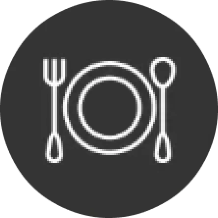 Elegant dining setup with plate, fork, and spoon
