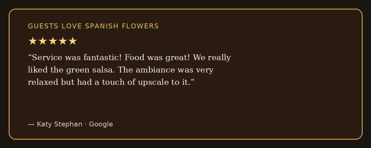 5-star Google review from Katy Stephan