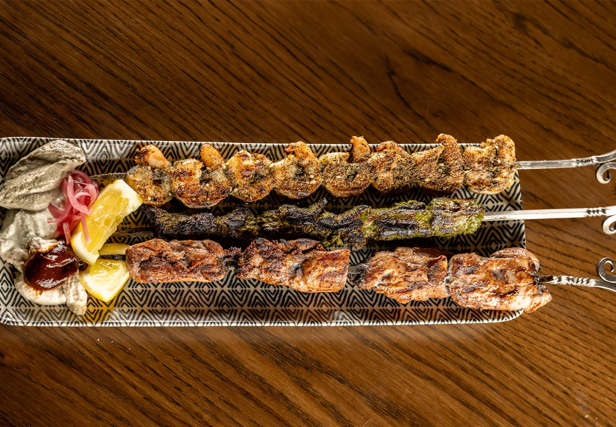 meat skewers