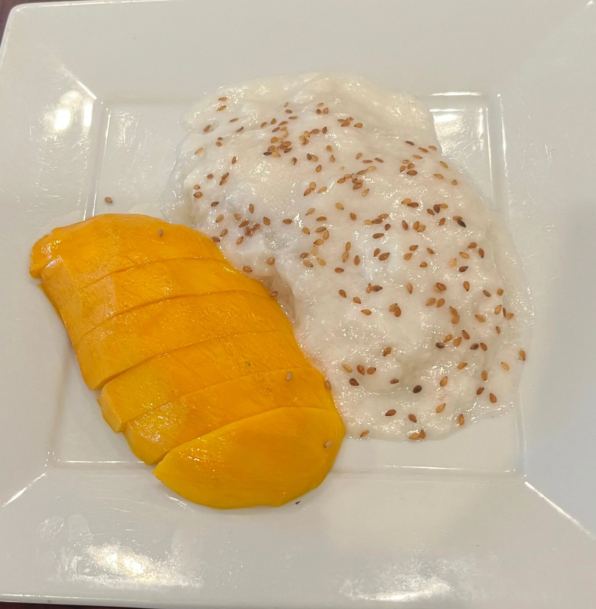 D1. Mango Sticky Rice with Creamy Conconut