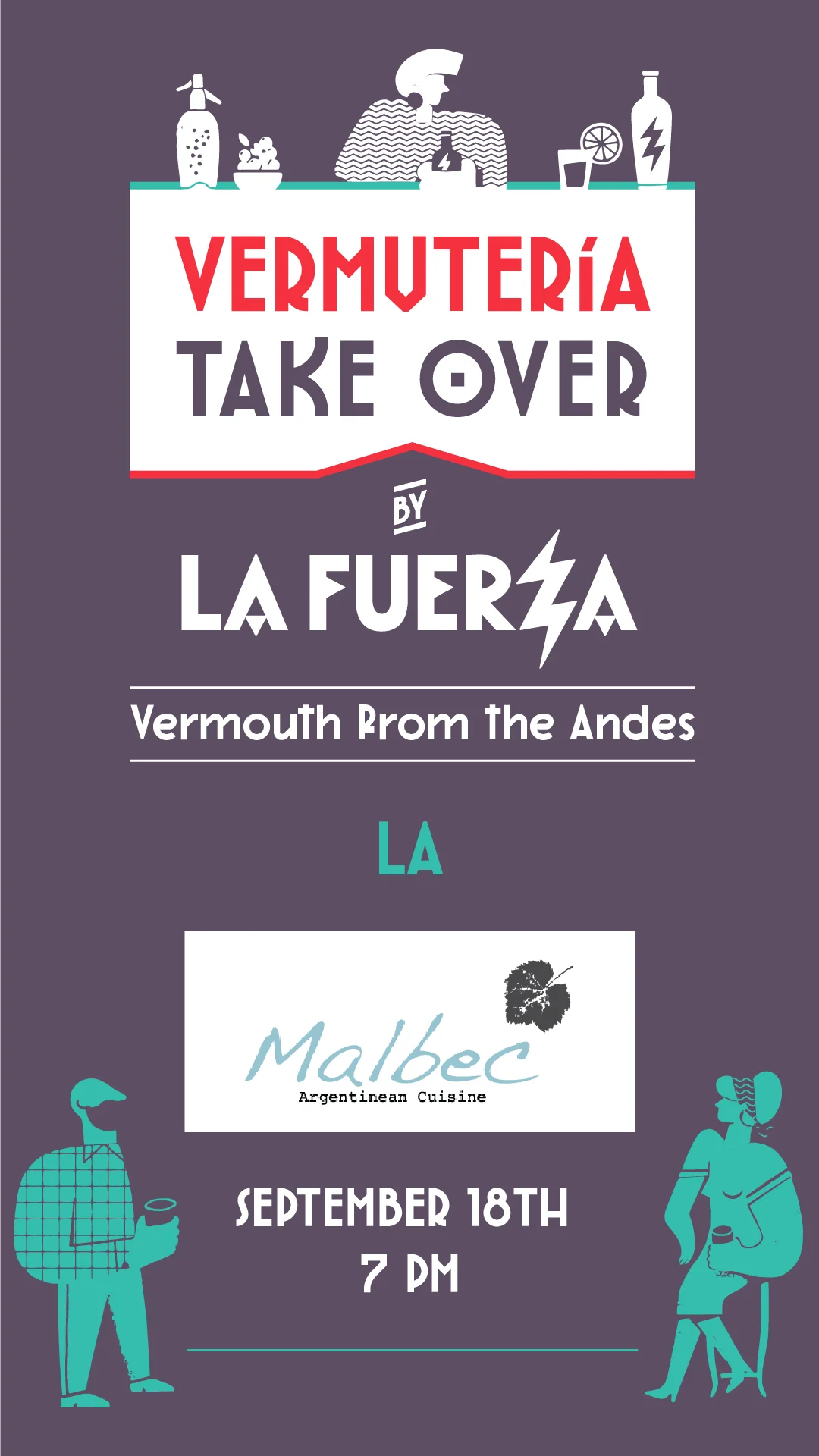 Vermouth tasting event at Malbec restaurant in LA