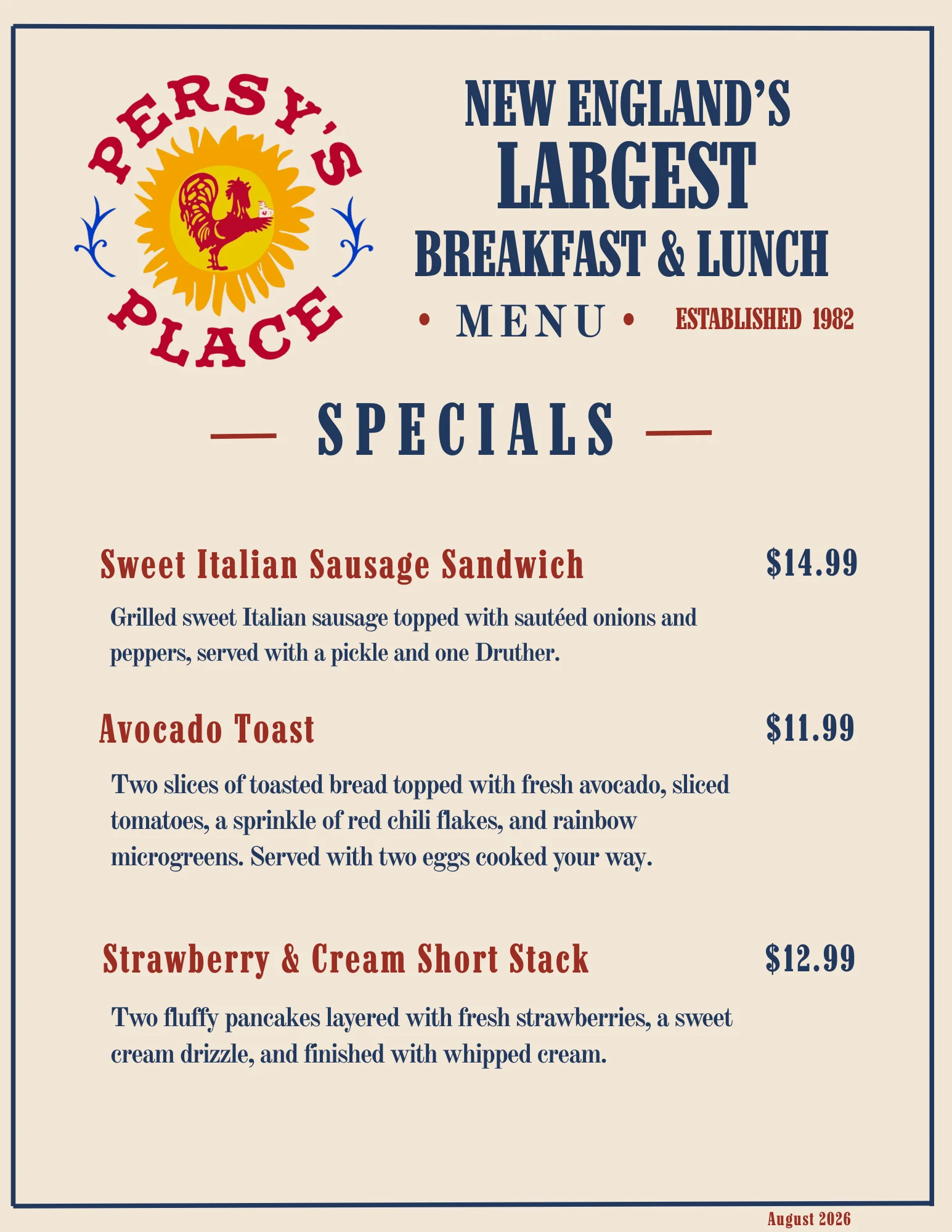 A vibrant breakfast spread featuring various dishes and drinks.