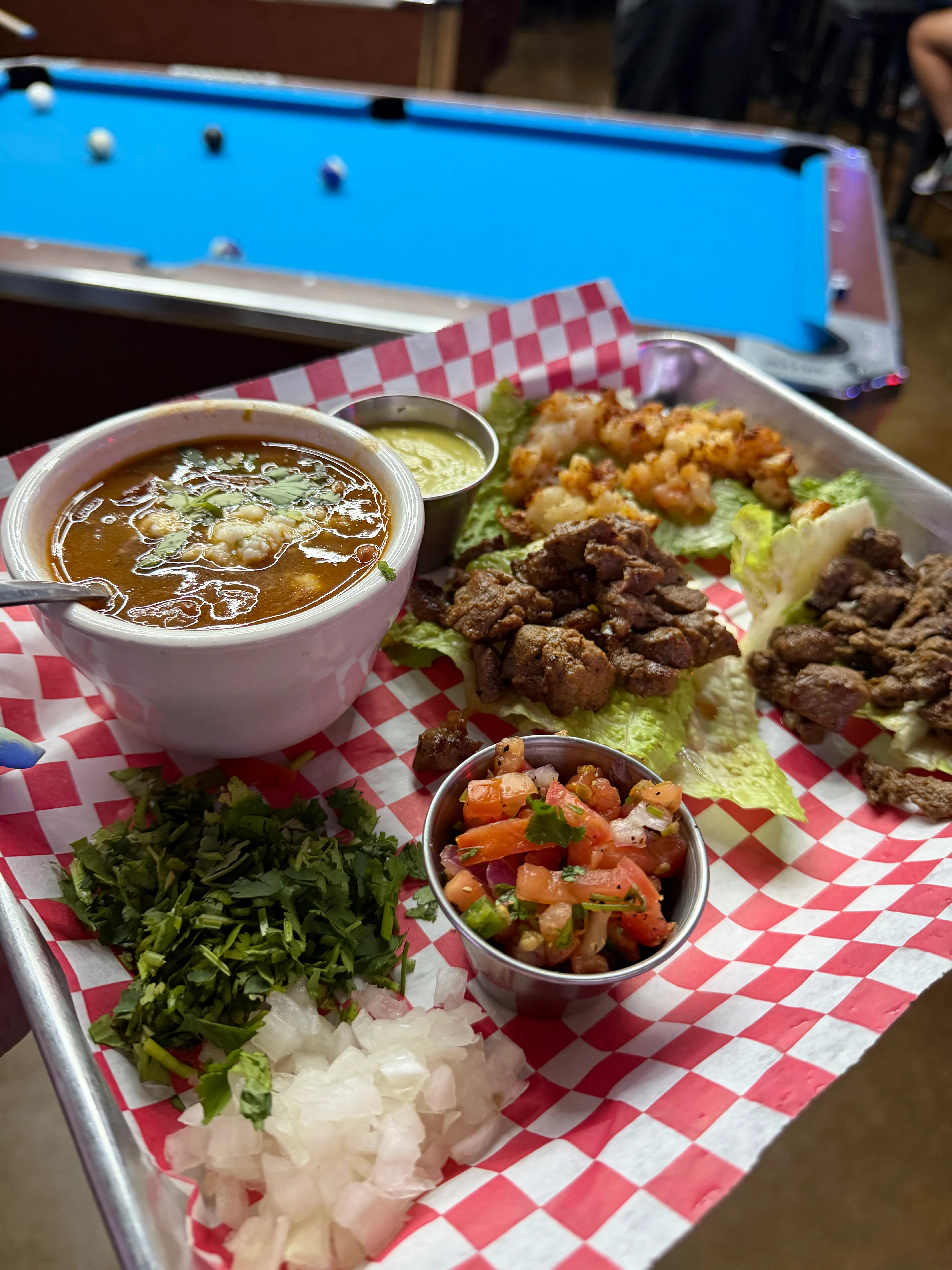 Authentic Mexican carne asada platter with sides