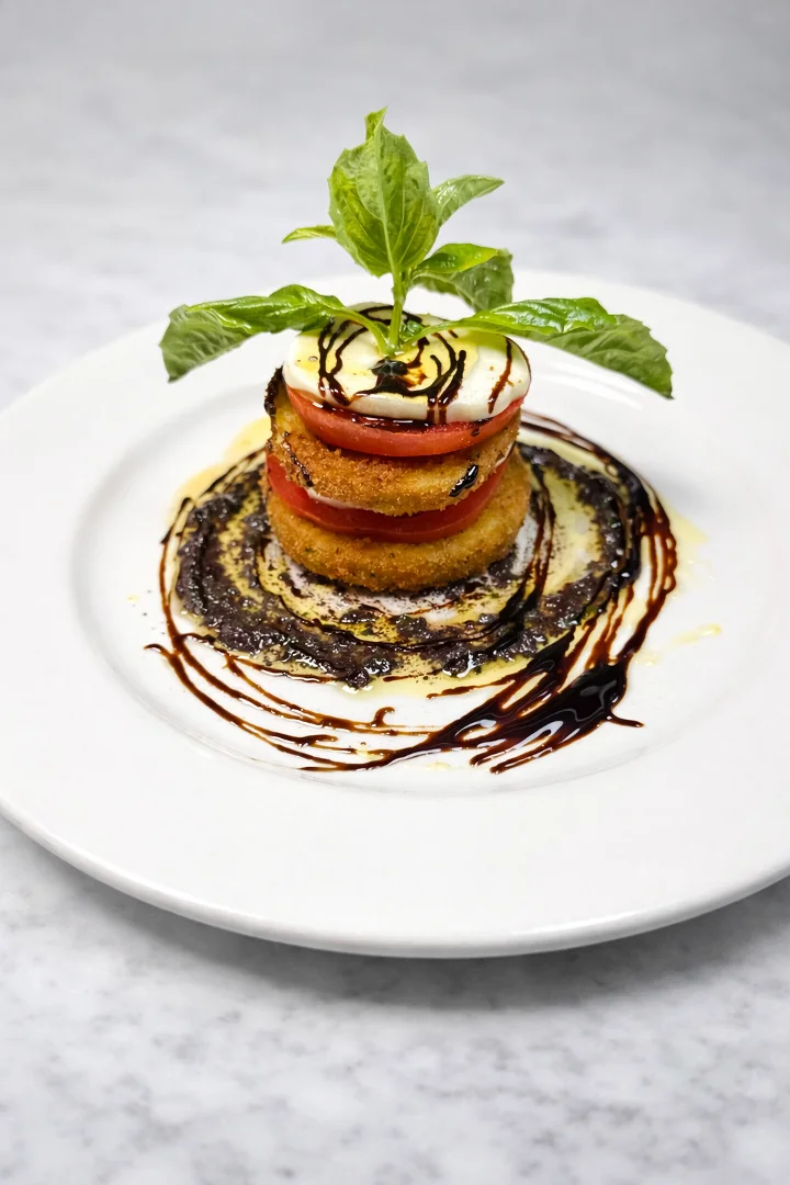 Crispy Eggplant Tower