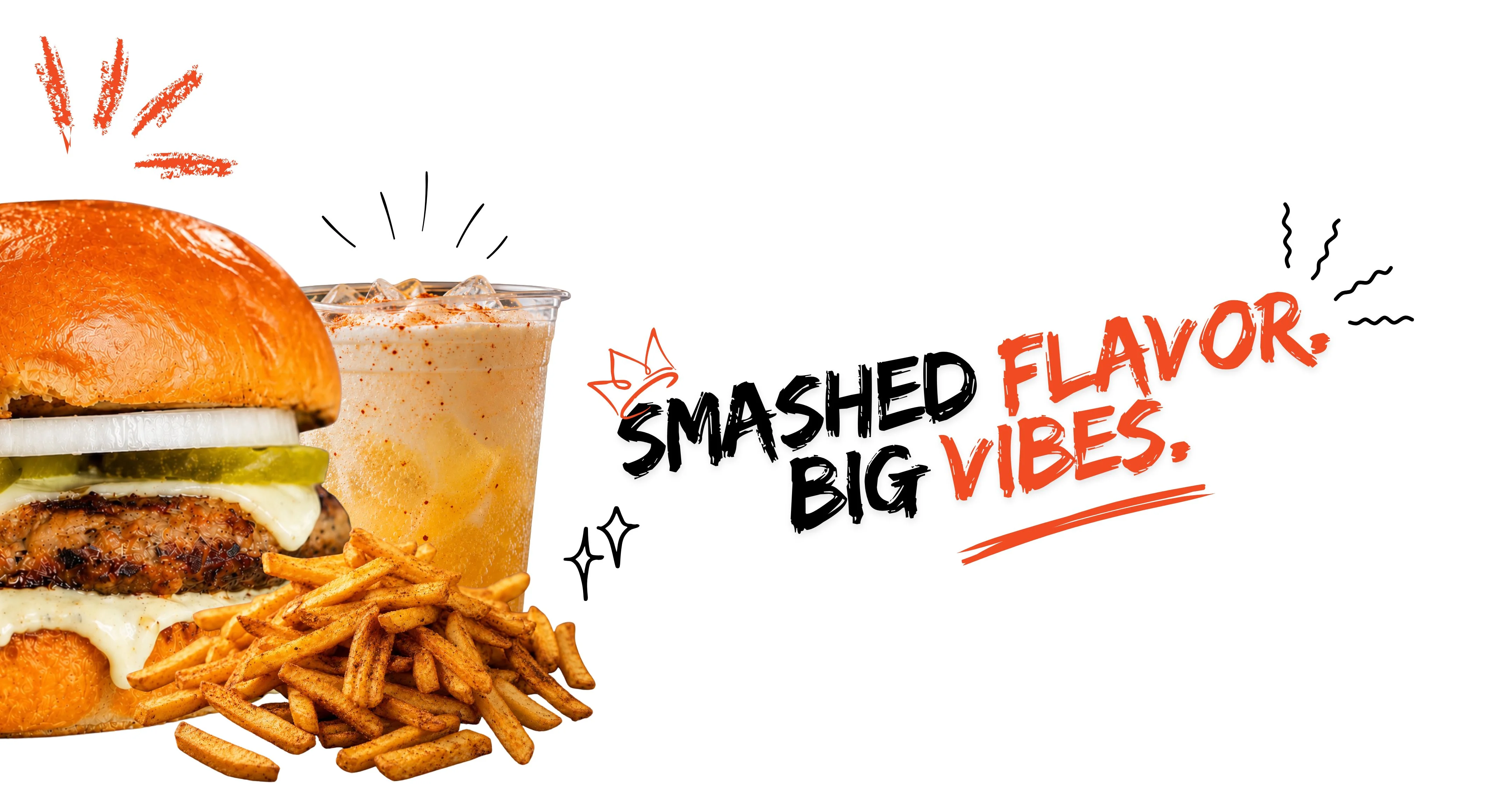 MURGO is a fast-casual restaurant specializing in fresh, never-frozen smashed chicken kebab burgers served on sweet potato buns with handcrafted drinks and bold global flavors
