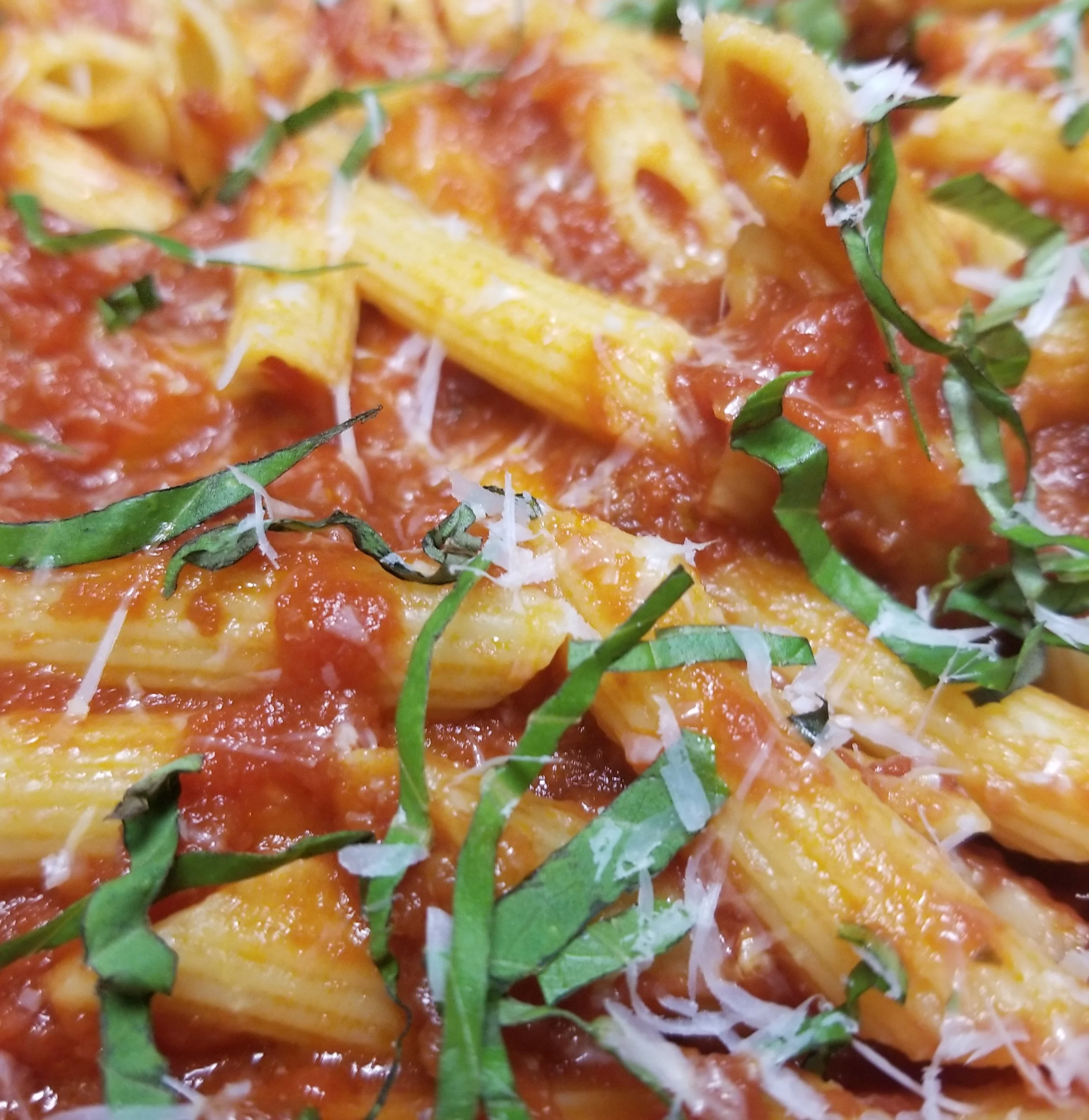 A freshly made pasta
