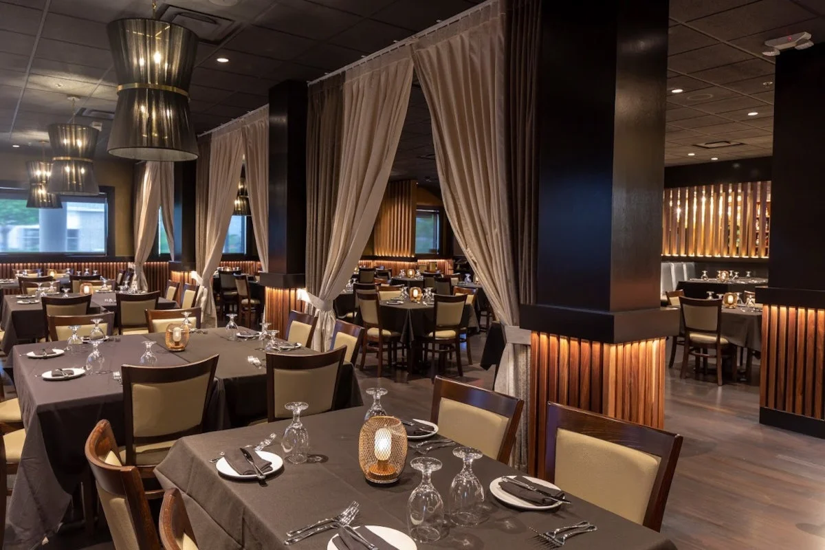 Dining room at Irina's Steak & Seafood.