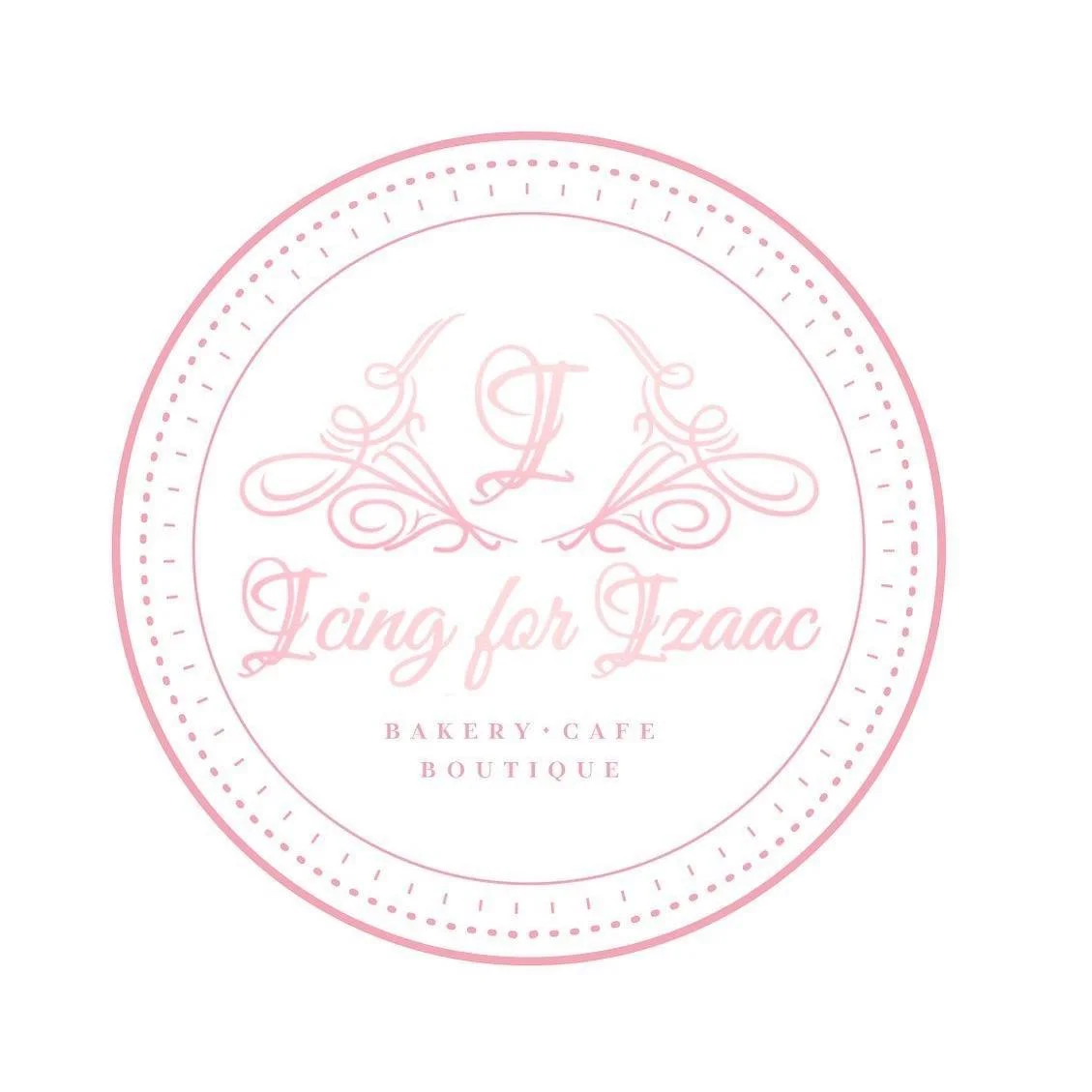 Elegant logo for Icing for Izaac bakery and cafe