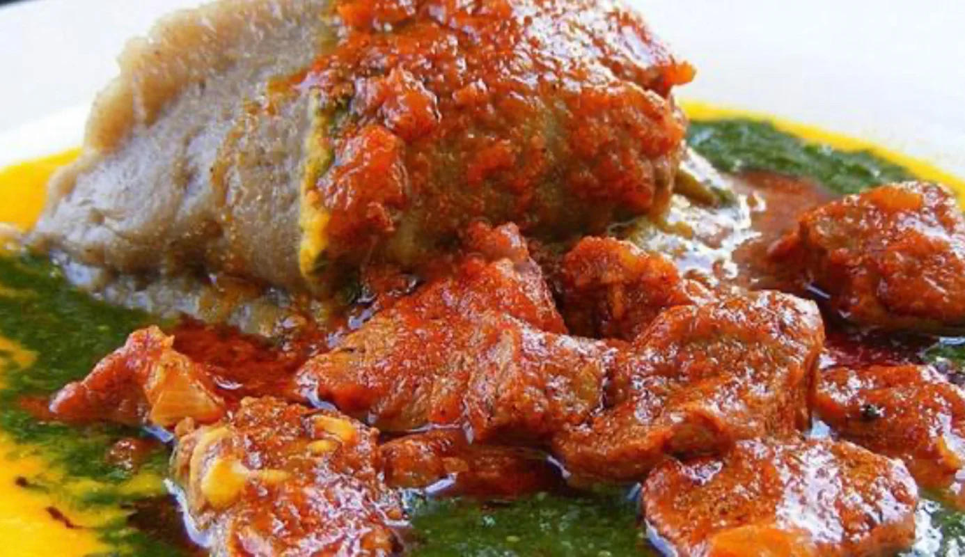 Gbegeri Ewedu Soup at Tolex Grill