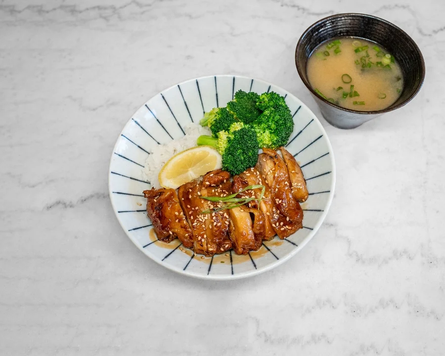 Chicken Teriyaki + Miso Soup