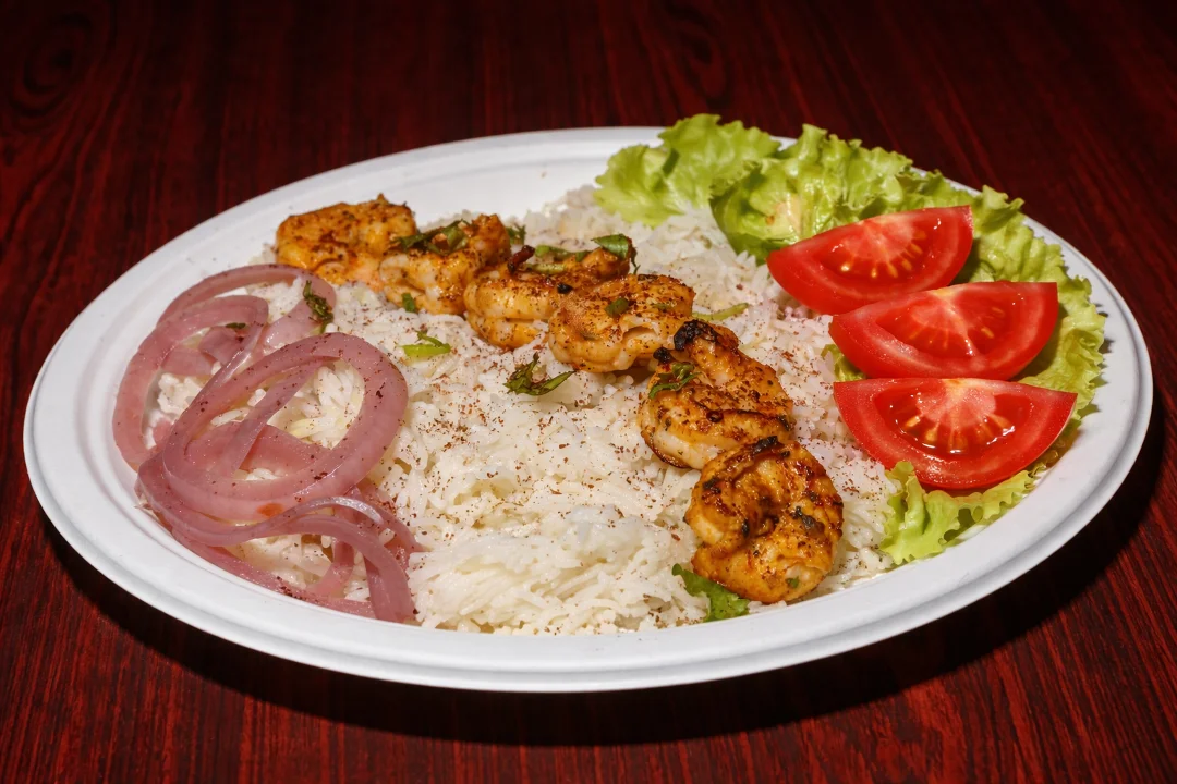 Shrimp Kabob Platter