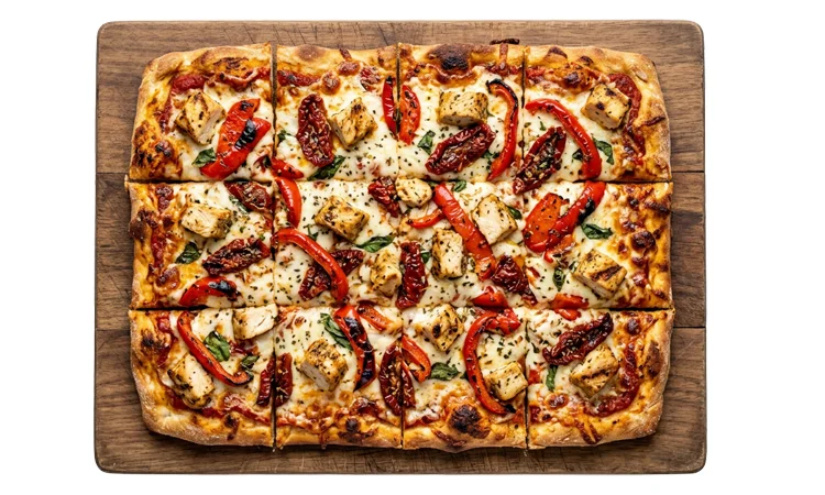 Party Grilled Chicken Pizza