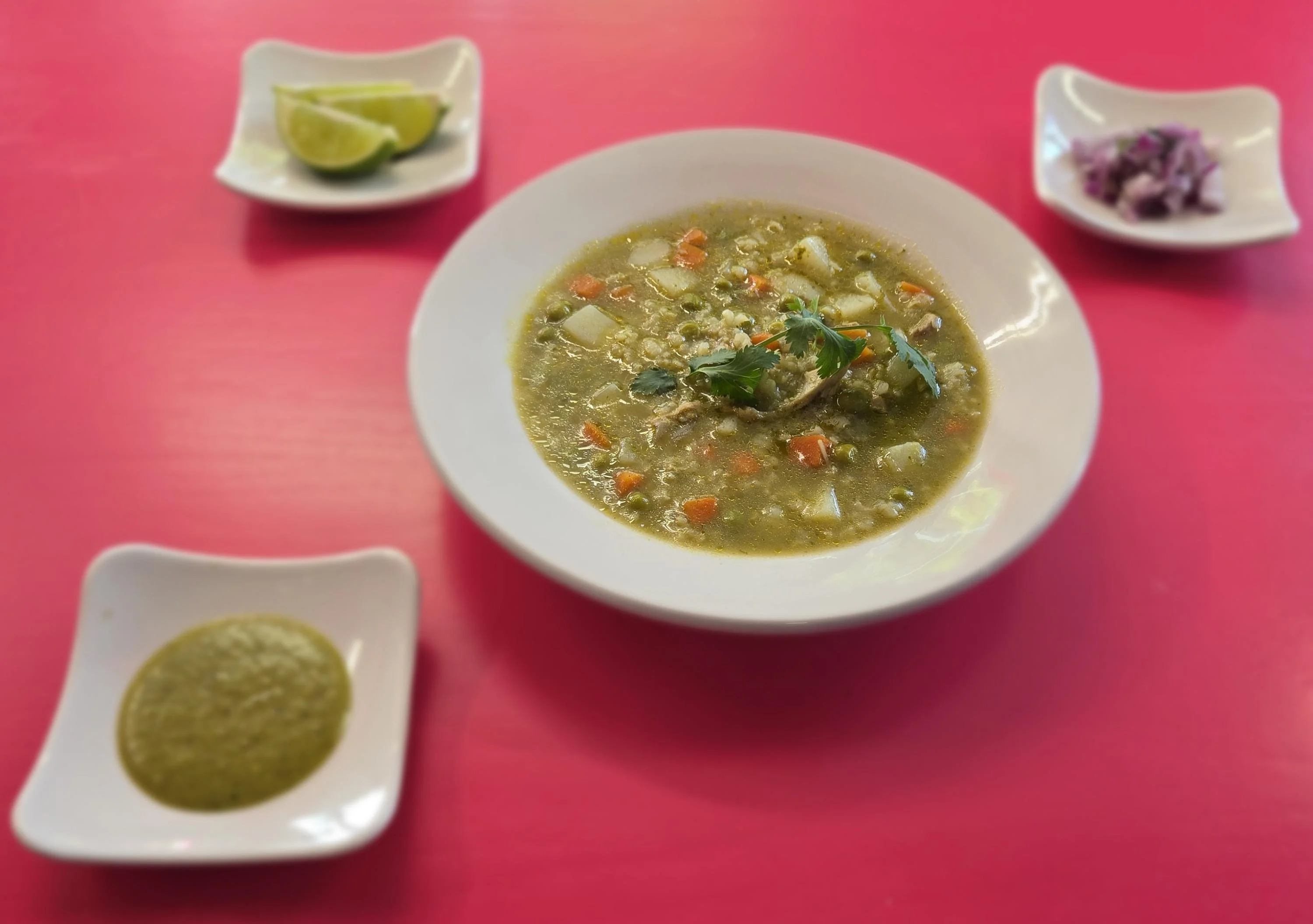 Cilantro Chicken Soup Bowl