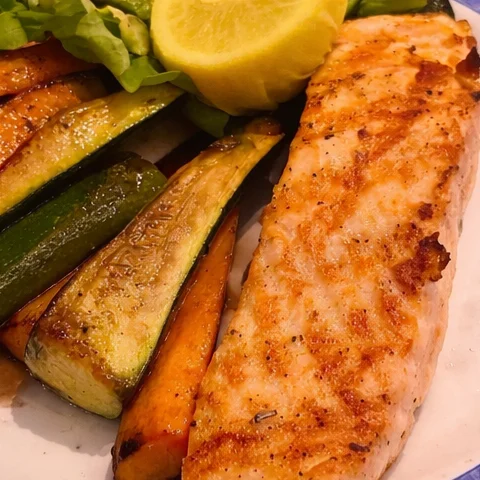 Filetto Di Salmone Alla Griglia