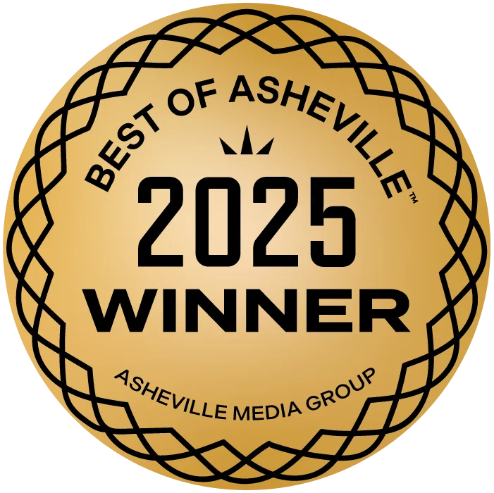 Best of Asheville 2025 award seal
