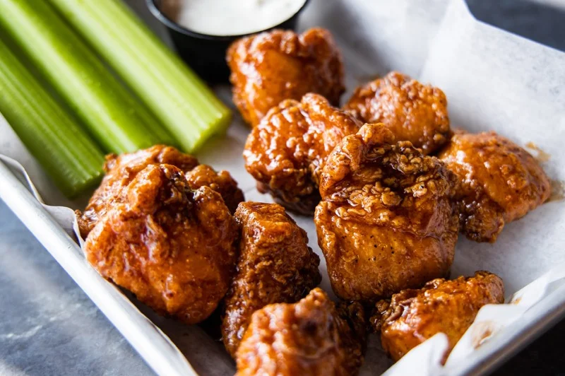 The best hand breaded boneless wings in town