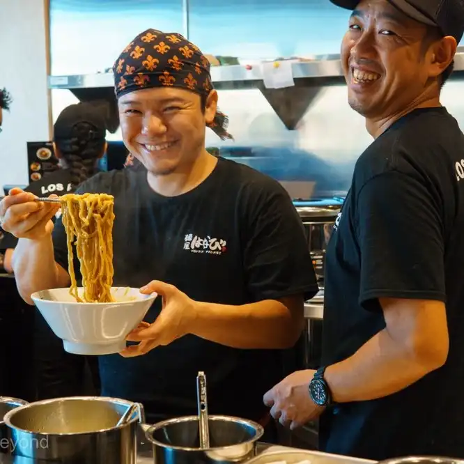 Chef Naoto Niiyama Preparing Mazesoba