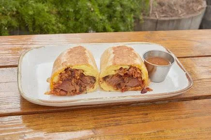 Brisket Breakfast Burrito