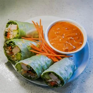A beautifully plated dish featuring vibrant colors and fresh ingredients.