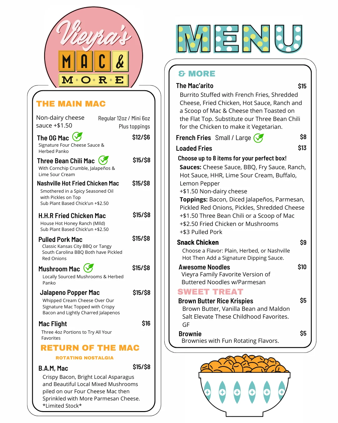 Current Menu