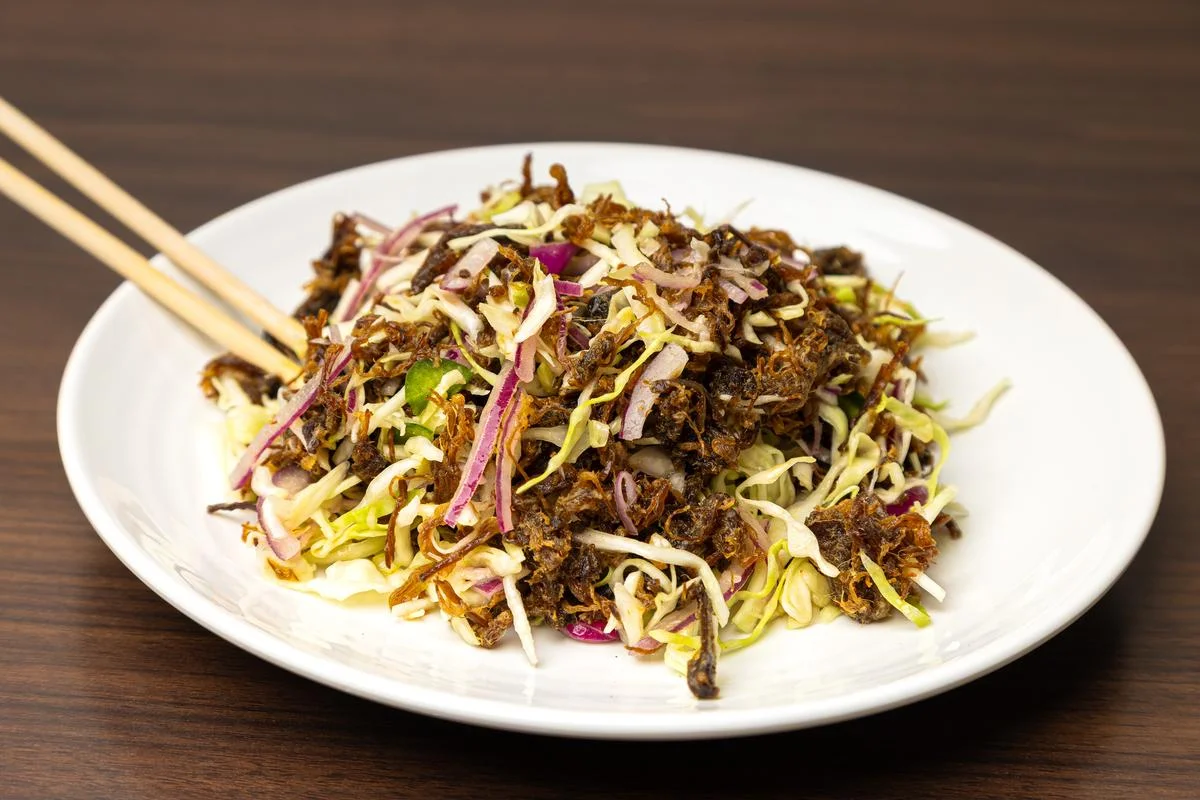 Beef Salad  {အမဲသားခြောက် သုပ်}