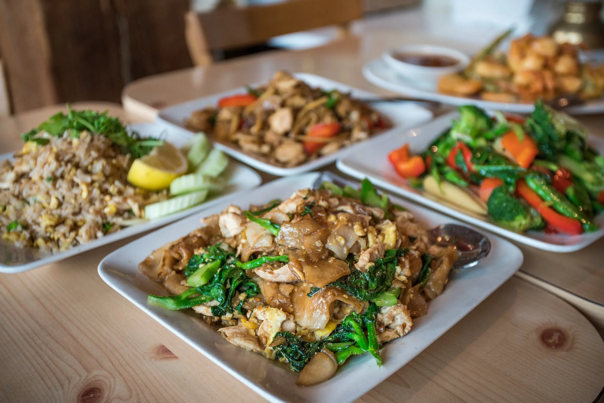 Four dishes