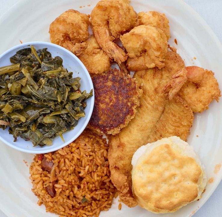 Seafood Platter# at Page’s Okra Grill