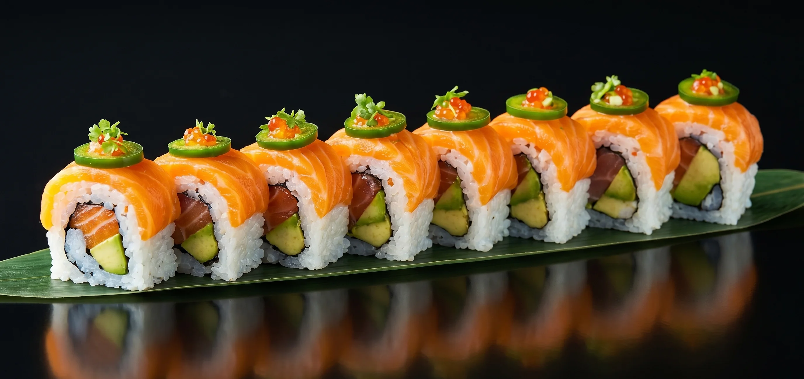 A beautifully arranged plate of gourmet food with vibrant colors and textures.