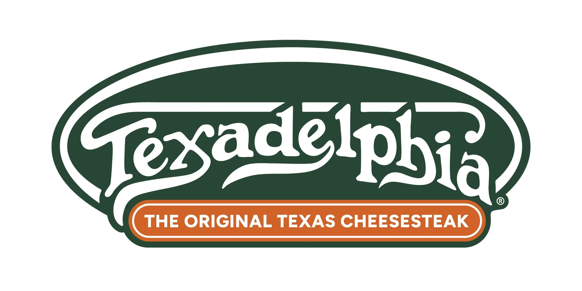 Texadelphia logo featuring Texas cheesesteak branding