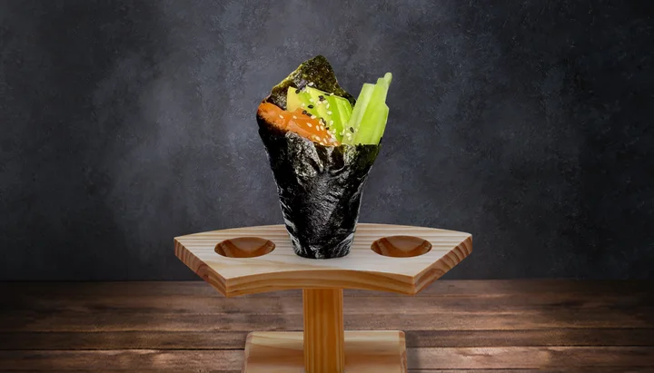 Hand roll sushi from Botan Sushi Japanese Restaurant in Alaska