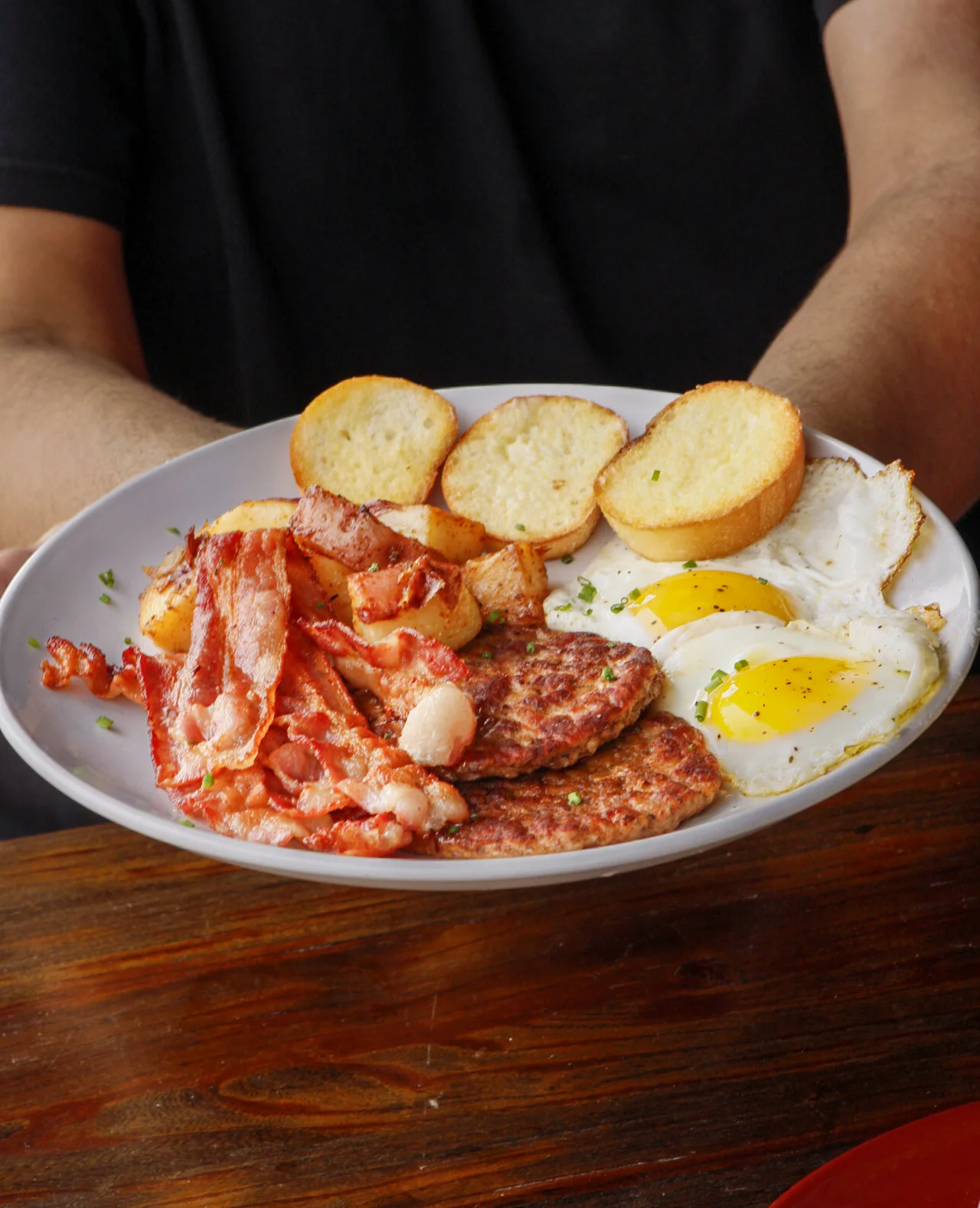 A full hearty breakfast 