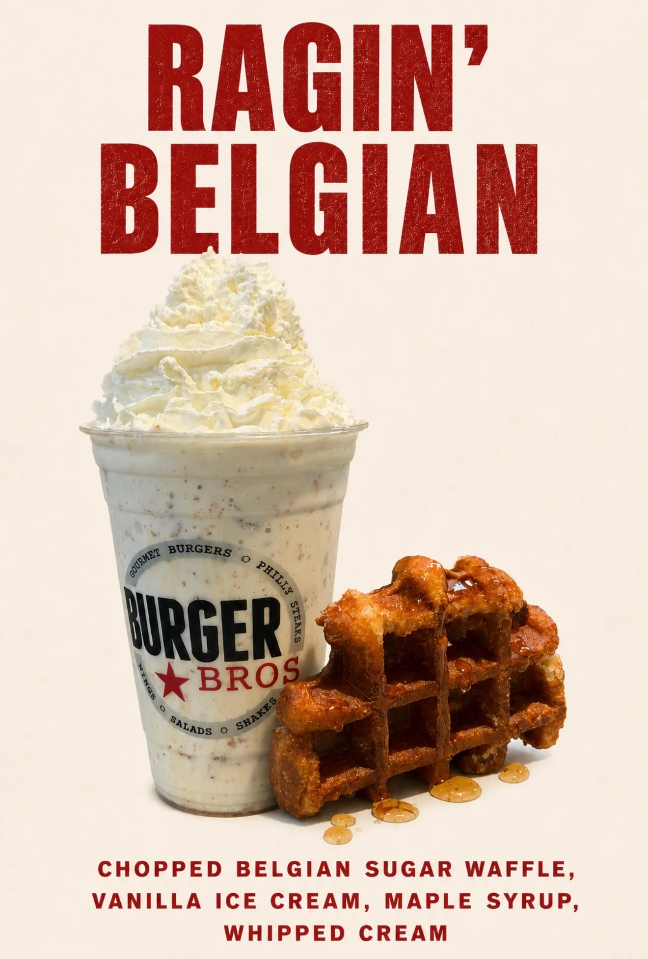 Delicious milkshake topped with whipped cream and a cherry