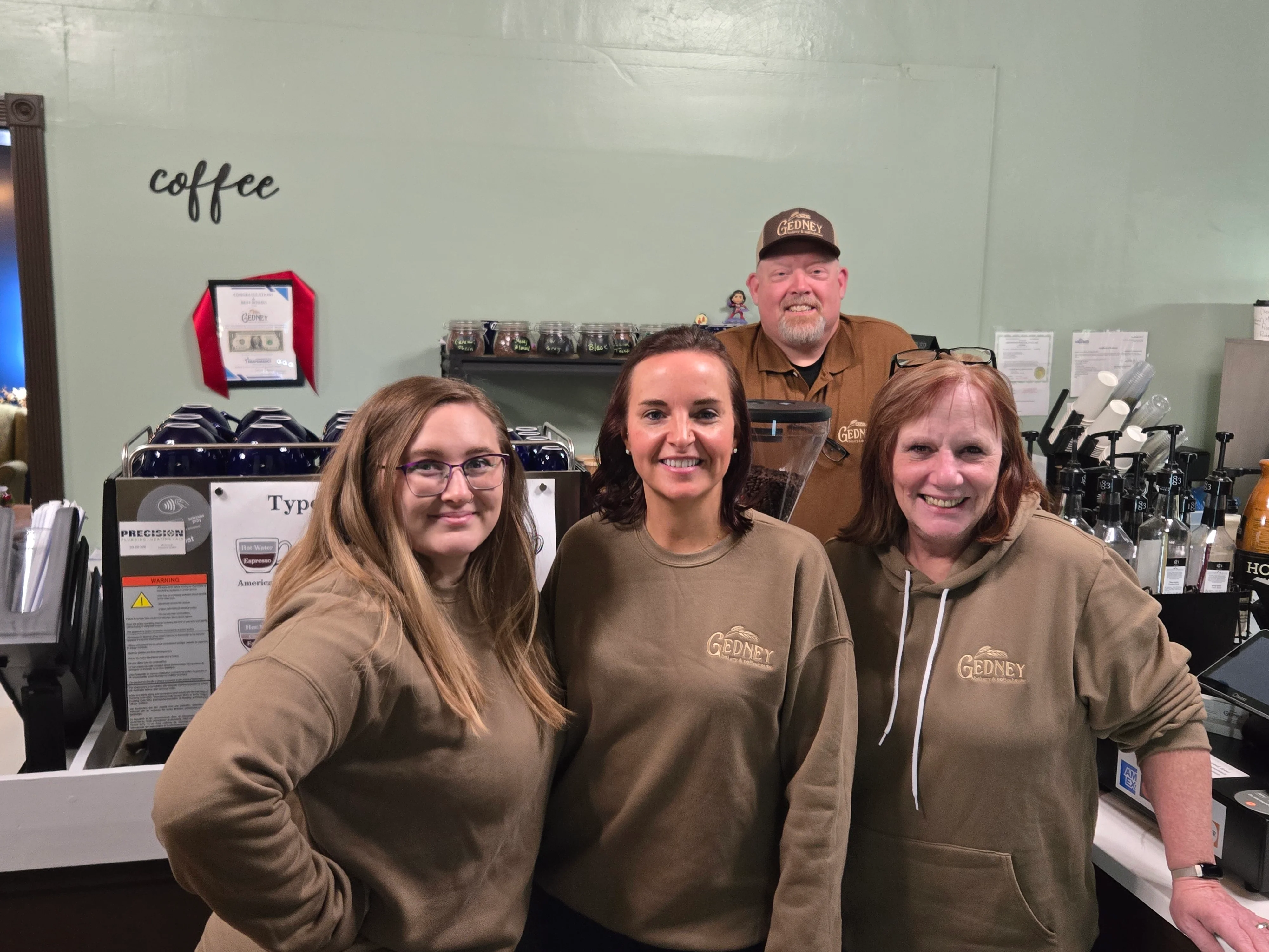 Photo of Gedney Bakery & Coffeehouse owners