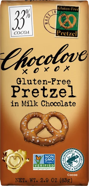 GF Pretzel in Milk Chocolate Bar