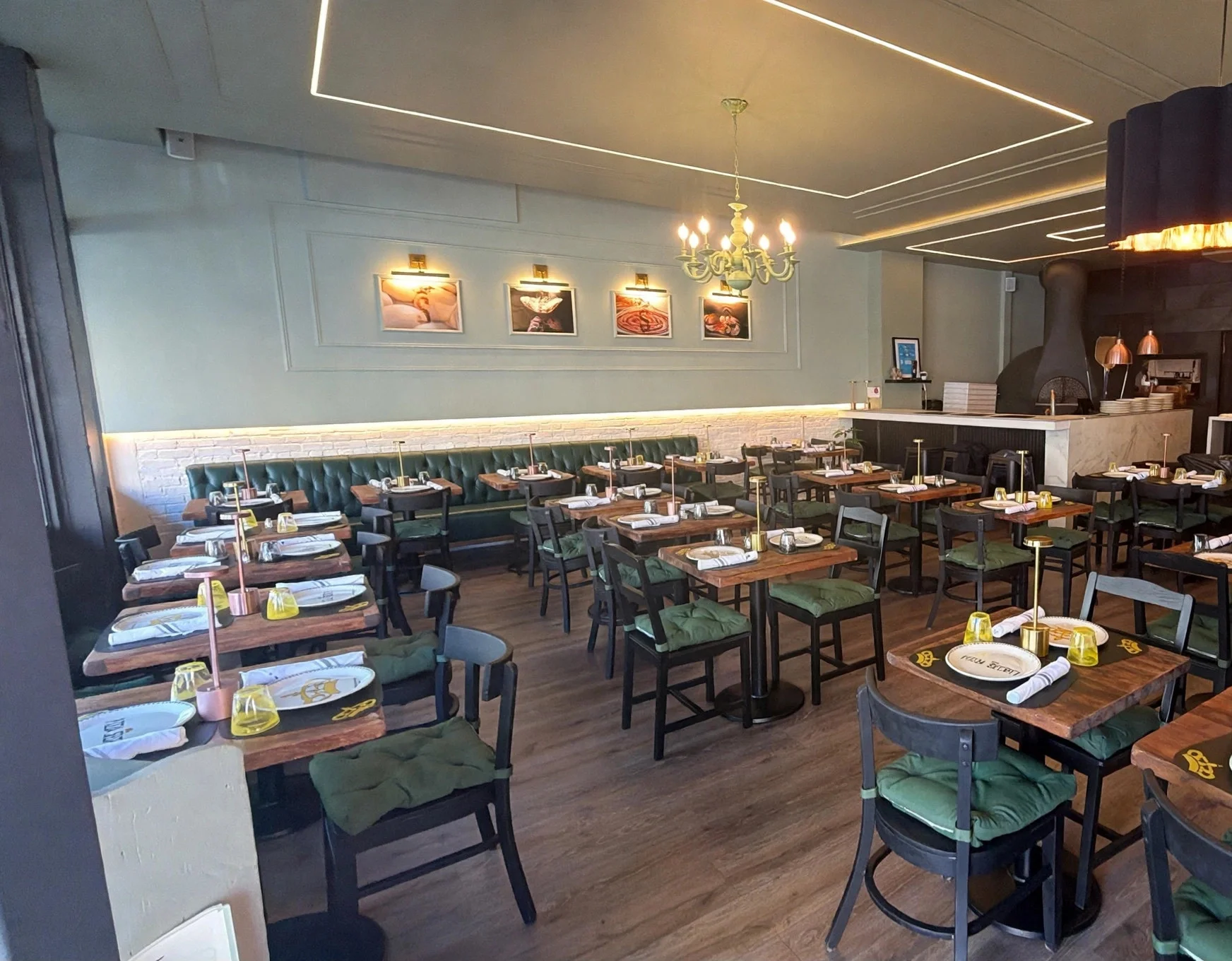 Renovated Pizza Secret dining room interior
