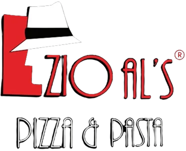Zio Al's logo featuring pizza and pasta