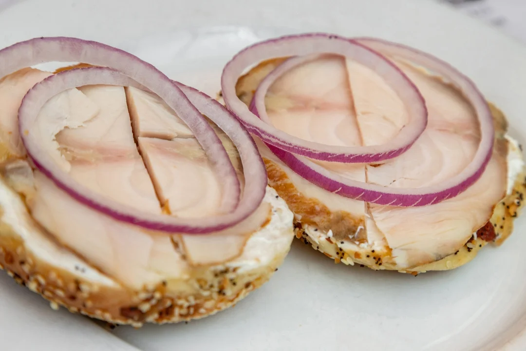 Sturgeon Bagel Sandwich