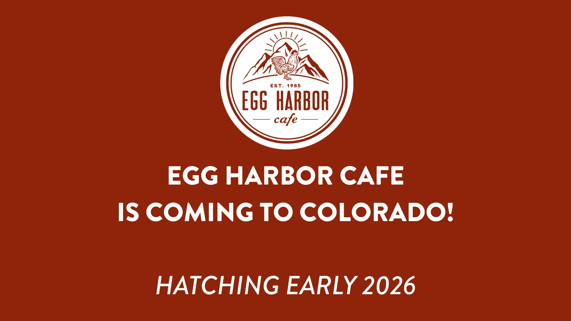 Egg Harbor Cafe is coming to Colorado! Hatching early 2026