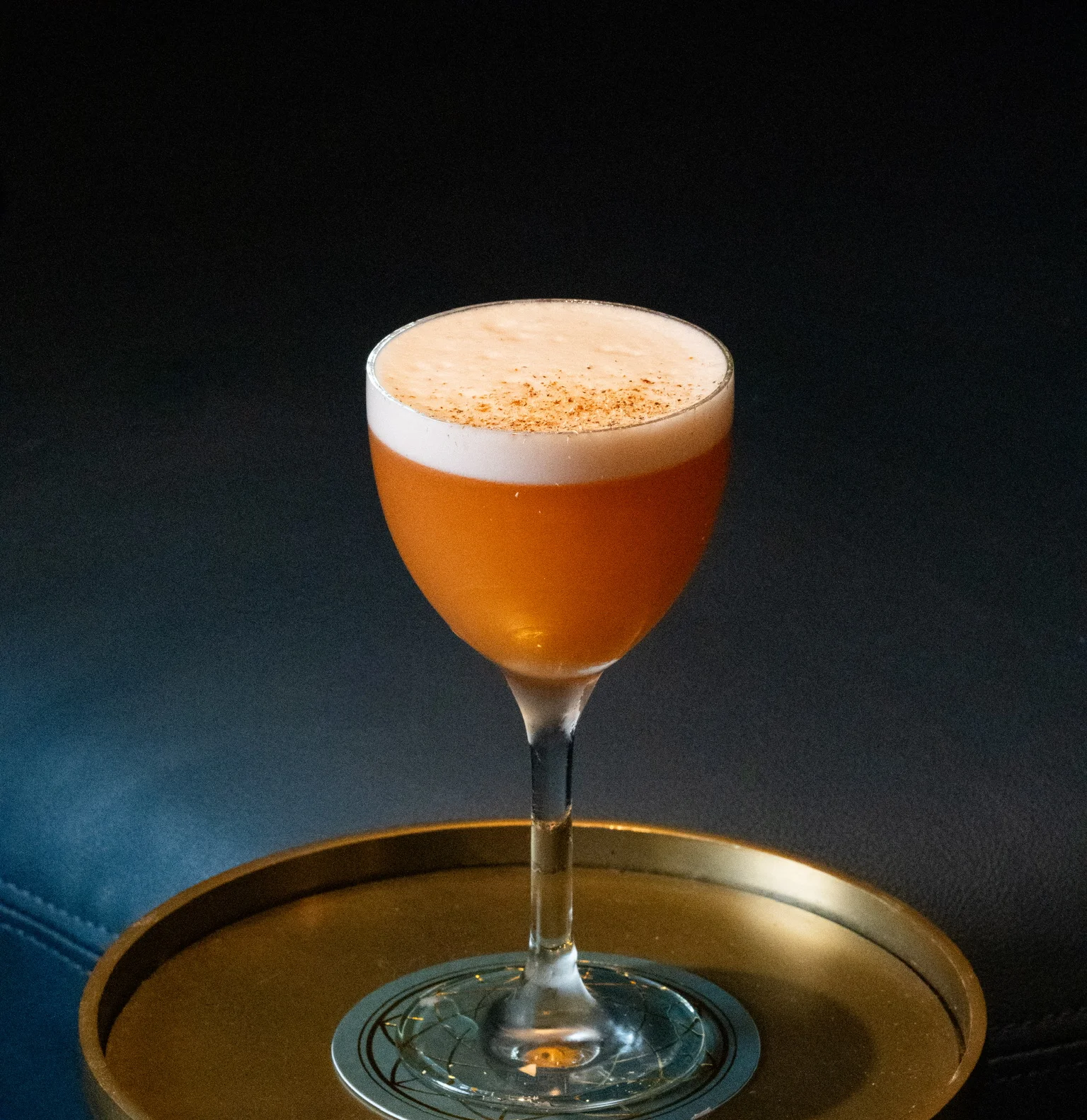 Vodka, Jackfruit, Lemon, Orgeat, Angostura Bitters, Egg White