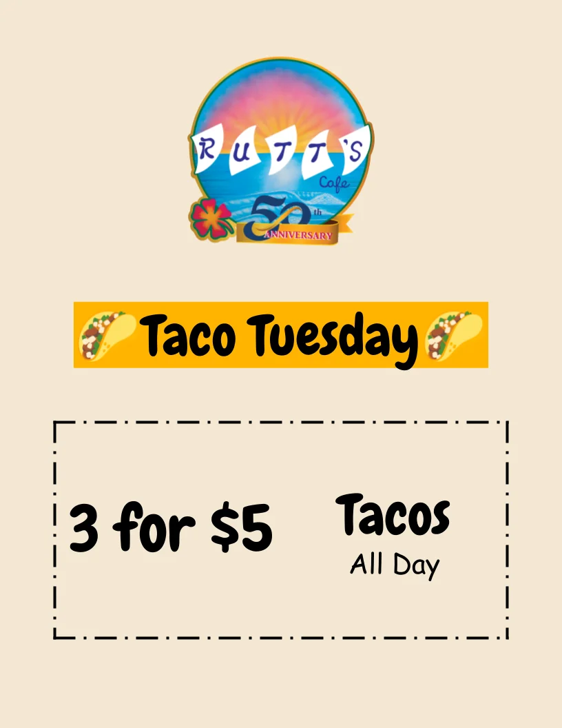 Taco Tuesday - 3 for $5