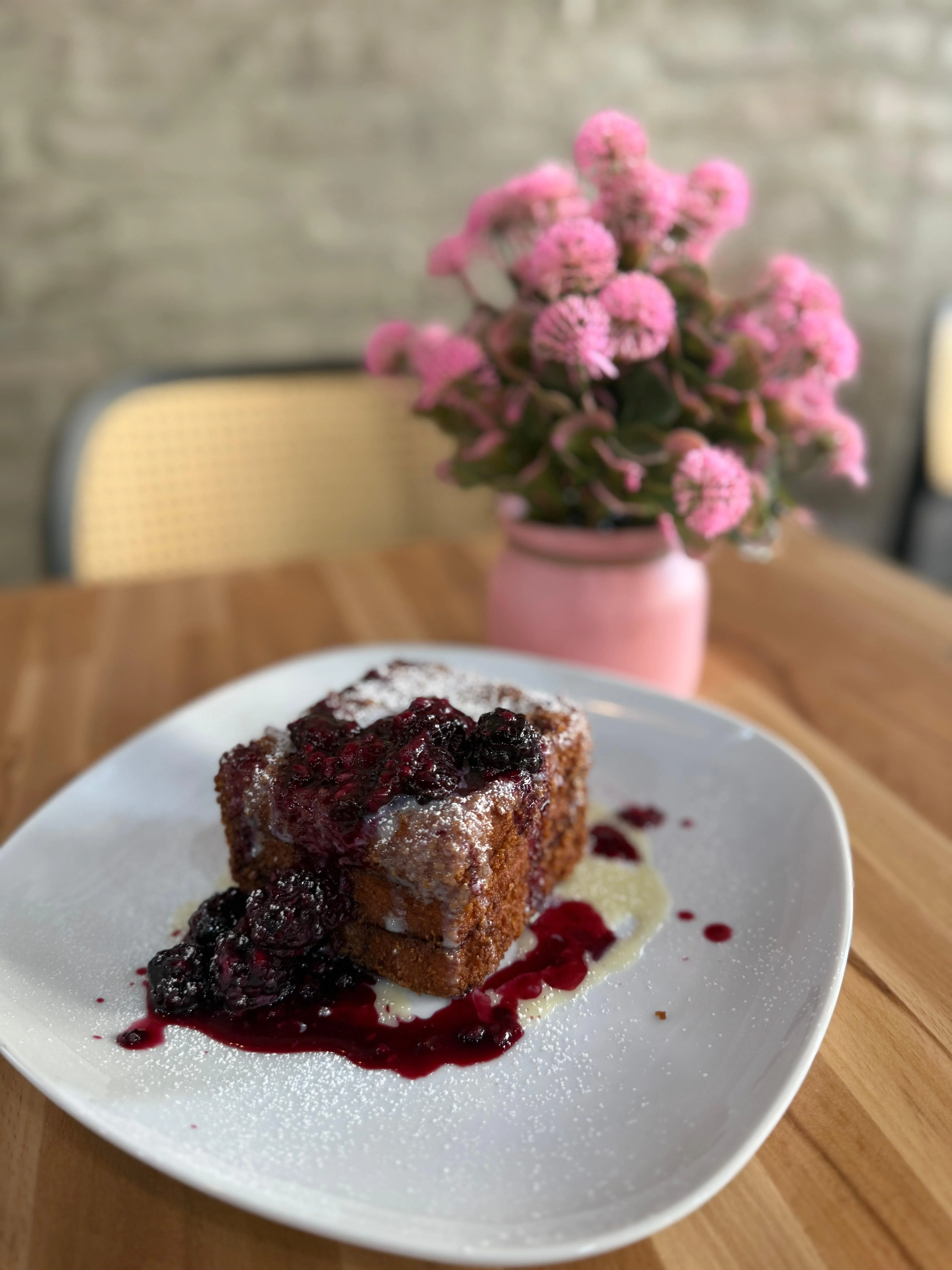 Crunch Berry French Toast With Berry Compote