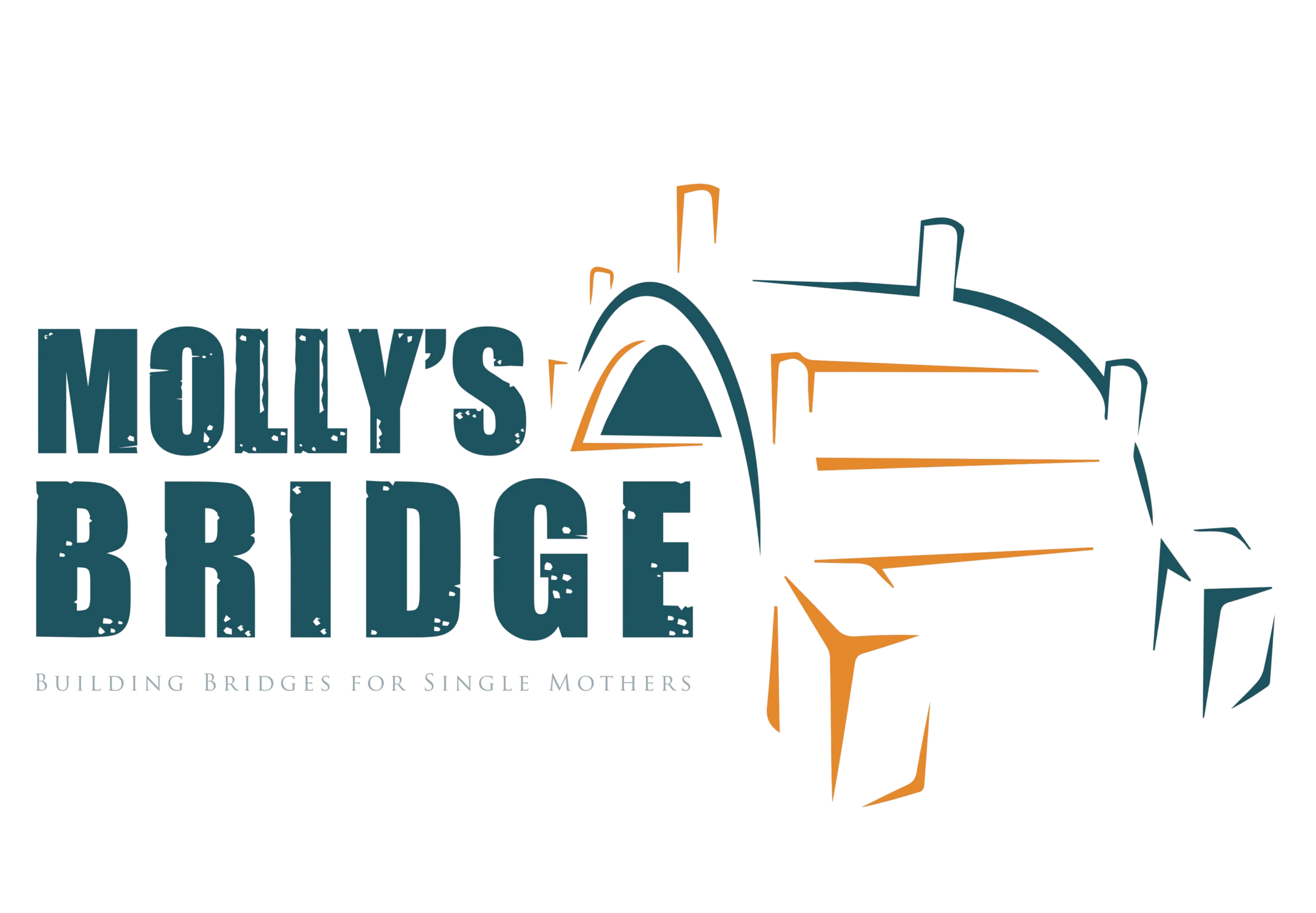 Logo for Molly's Bridge supporting single mothers